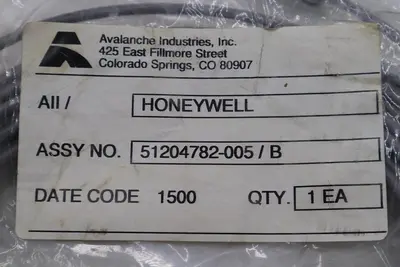 NEW Honeywell 51204782-005 / B Durafet II Cable STOCK 5471