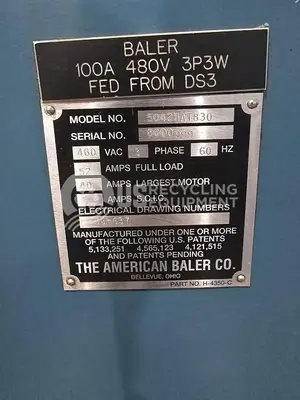 USED AMERICAN BALER THREE (3) AUTO TIE HORIZONTALS