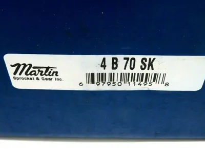 NEW MARTIN SPROKET AND GEAR 4 B 70 SK QD SHEAVE 4B70SK