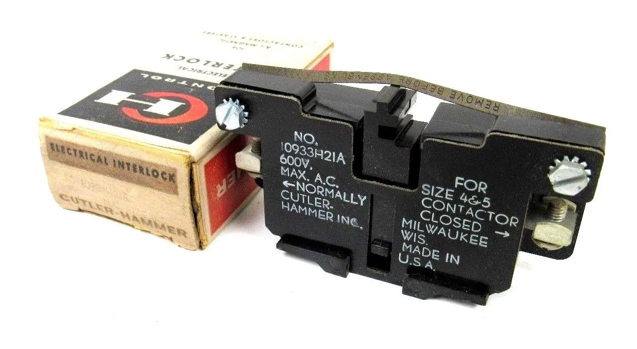 NEW CUTLER HAMMER 10933H21A MODULE SIZE 4-5