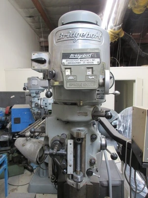Bridgeport, vertical mill, digital read out, 2 HP, 240 V.
