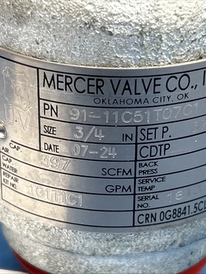 NEW MERCER 91-11C51T07C1