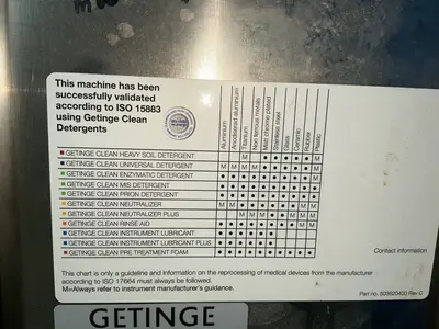 Used 2016 GETINGE S8668 Parts Washers Ohio US | HGR 24 #1518152