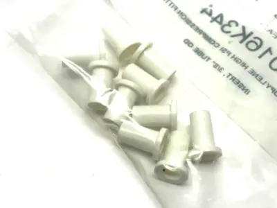 5016K344 | Polypropylene High PSI Compression Insert Fitting 3/8" Tube OD PKG OF 10 - New