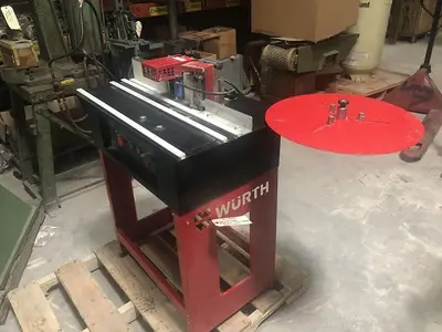 USED WURTH COMBINATION CBC-162 & RBB-1000 PORTABLE EDGE-BANDER AND TRIMMER
