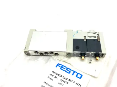 USED FESTO SOLENOID VALVE 2-WAY MONOSTABLE CLOSED