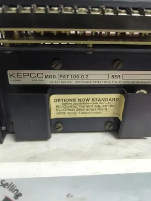 Used KEPCO PAT 100-0.2 Miscellaneous Equipment (Electrical & Power) Ohio US | Surplus Asset Holdings #1240717
