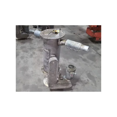 Used 10x12 Semco Rotary Air Lock, W/ Dual Shaft Agitated Hopper