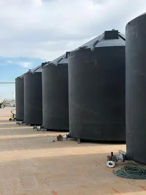 Tank, 13,650 Gallon, XLPE Polyethylene, Vertical Storage, #5991779