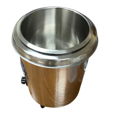 Compass 5.7L Electric Soup Kettle – Adjustable Heat, Stainless Steel Liner