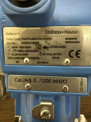 New | in-Stock ENDRESS+HAUSER PMD75-ABC7H41DAAU Industrial Controls | Surplus Asset Holdings #1221011