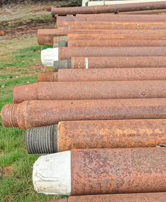 Used AFTERMARKET T3 / TH60 STYLE DRILL PIPE   20' X 4-1/2" OD X 2-7/8" IF Construction Equipment Parts Pennsylvania US | East West Machinery & Drilling #1418137