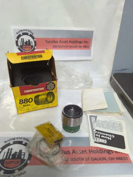 New | in-Stock CHESTERTON 880 Seals & Gaskets Ohio US | Surplus Asset Holdings #1508145