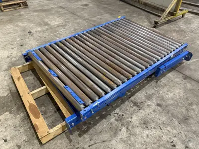 48" X 96" LEWCO ROLLER CONVEYOR: STOCK #23307