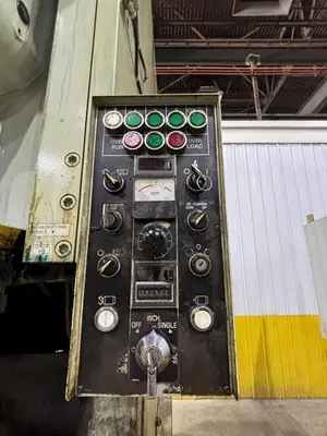 220 TON AIDA MODEL #NC1-200(2) GAP FRAME PRESS, WITH 9.84" STROKE: STOCK #22201