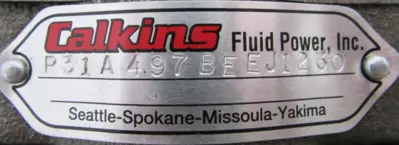 NEW CALKINS P31A497BEEJ1230 HYDRAULIC PUMP