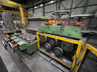 SCHUMAG Combined Bar Drawer with chamfering, in good working condition, visible under power, POA