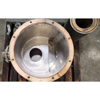 Used 5" Aluminum In Line Absolute Air Filter
