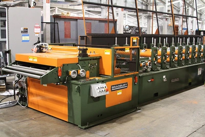 Pre-Cut with Flying Shear Roof Panel Roll Forming Machine in Kansas, USA