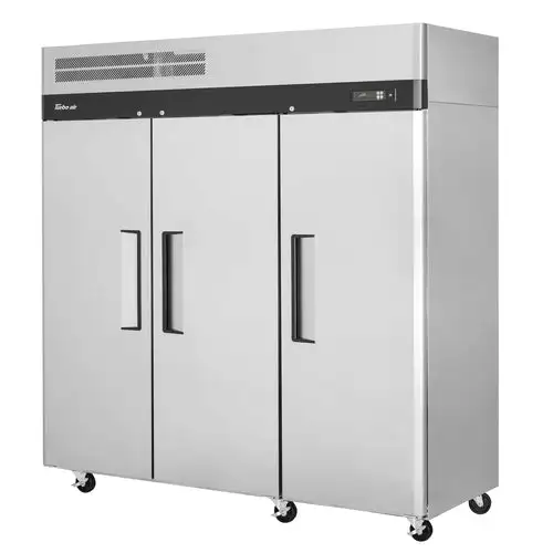 Turbo Air M3F72-3-N 77 3/4" M3 Series Three Section Reach In Freezer, (3) Left/Right Hinge Solid Doors, 115v