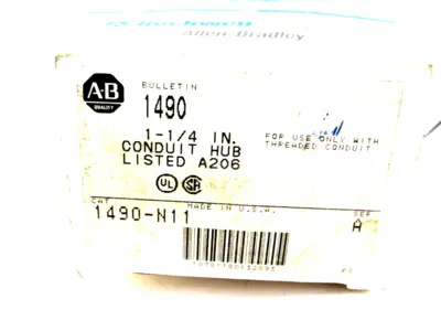 NEW ALLEN BRADLEY 1490-N11 CONDUIT HUB 1 1/4" SERIES A 1490N11