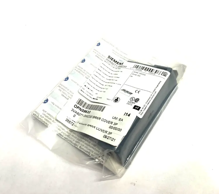 New | in-Stock SIEMENS CIRCUIT BREAKER ACCESSORY TERMINAL COVER 3-POLE Circuit Breaker Parts | Maverick Industrial Sales #1104365