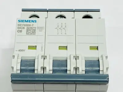 5SY6306-7 | Siemens  Miniature Circuit Breaker 3-Pole 6A 400V - New Other