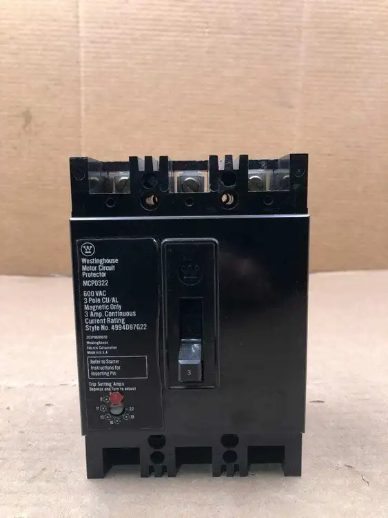 Used WESTINGHOUSE MCP0322 Circuit Breakers | Moses B Glick #990837