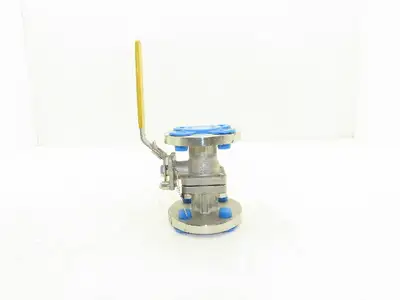 FlowTek F15 3/4" 150 Flanged 2pc Stainless Ball Valve 275psi 316SS/CF8M