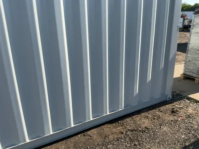 New 12’ Job Site Storage Container, 12’x87-1/2”x98-1/2” tall overall, Swing Doors on One End with 7’...