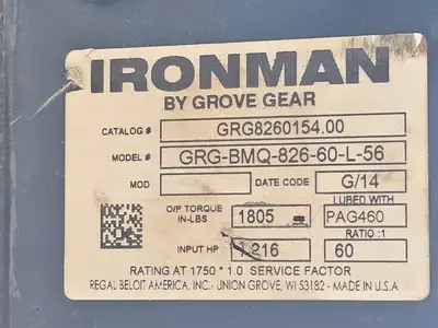 New | in-Stock GROVE GRG-BMQ-826-60-L-56 Gearboxes British Columbia CA | Lenmark #1440953