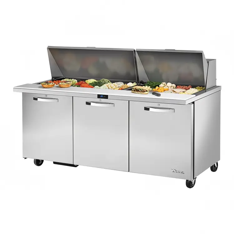Used True TSSU-72-30M-B-ST-FGLID-HC-SPEC3 Food Prep Tables Illinois US | Falcon Restaurant Supply #1374134