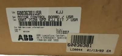 NEW ABB SNAT-7120SP2KJJ MOTOR CONTROL BOARD 60036381USA SNAZ7120 SNAT7120SP2KJJ