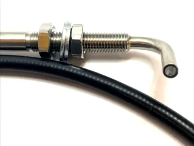 USED ALLEN‑BRADLEY GLASS FIBER OPTIC CABLE TRANSMITTED BEAM 36" SER A