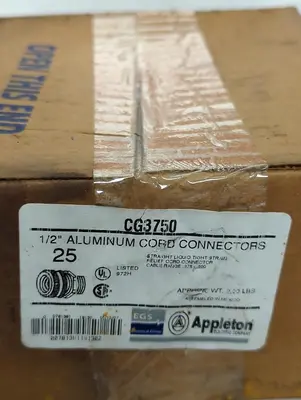 New | in-Stock APPLETON ELECTRIC CG3750 Miscellaneous Equipment (Electrical & Power) Ohio US | Surplus Asset Holdings #1364095