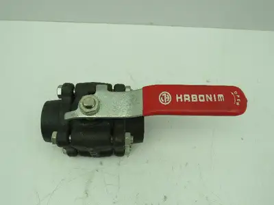 Habonim High Pressure Stainless Ball Valve Steel Body 1" NPT Class 1500
