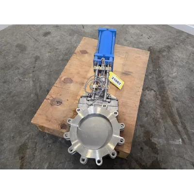 Unused 10" Trueline Stainless Steel Knife Gate Valve F8112