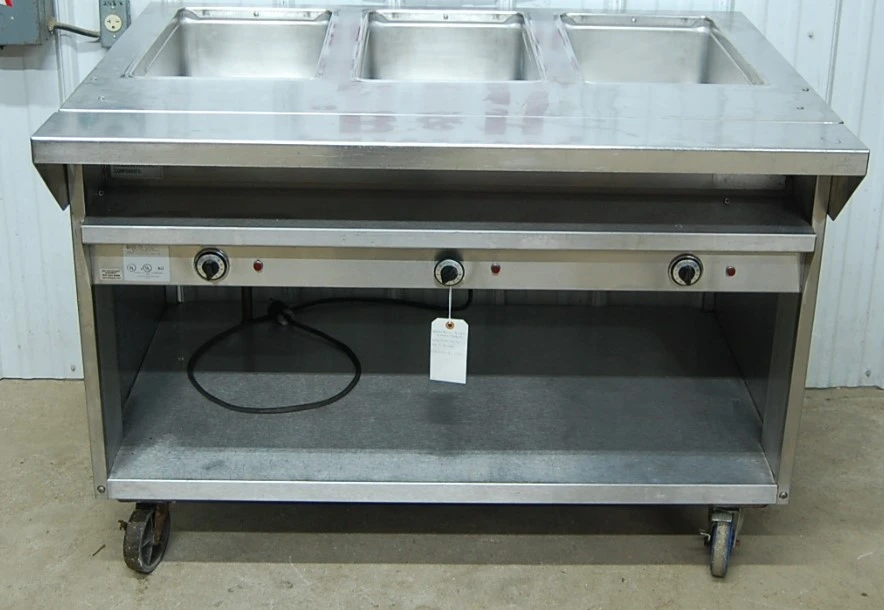 142-0438 Randell 3613M 3 Well Hot Food Warmer & Steam Table
