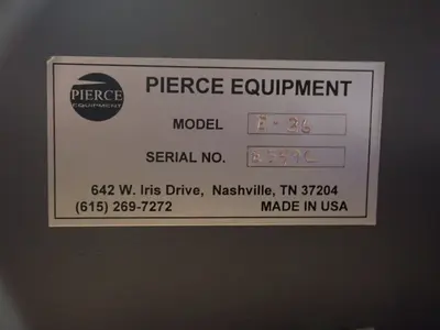 USED PIERCE EQUIPMENT E36