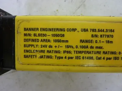 USED BANNER ENGINEERING SLSE30-1050Q8
