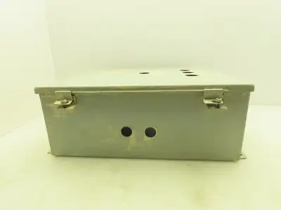 SCE A1614CH Electrical Enclosure Control Panel 16x14x6" Back Plate Knockouts