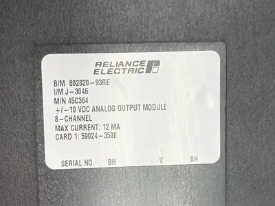 USED RELIANCE ELECTRIC 45C364