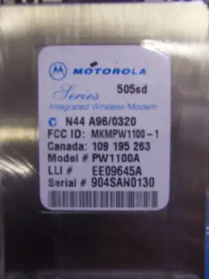 NEW Motorola PW1100A