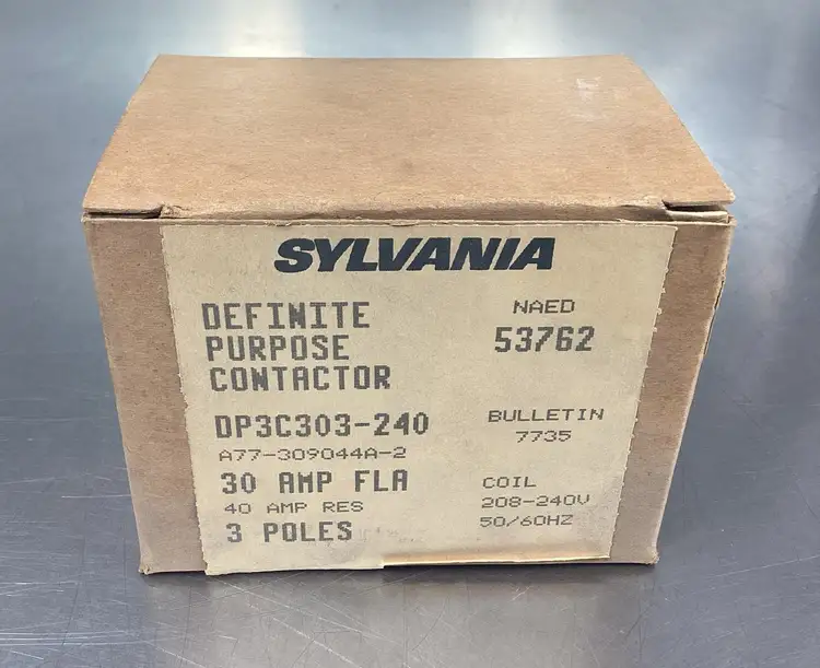 Used Sylvania DP3C303-240 PLC Contactors South Carolina US | Palmetto Automation #1246858