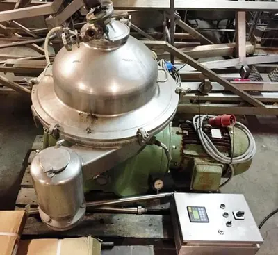 Westfalia SAMR 5036 wine/juice clarifier centrifuge, 316SS.