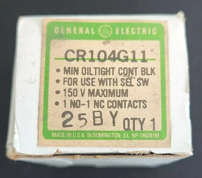 NEW General Electric CR104G11