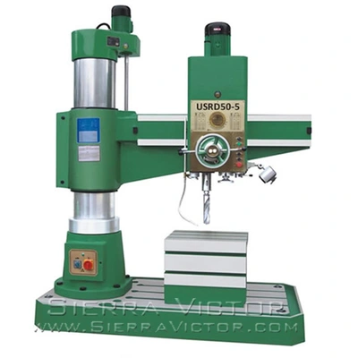 US INDUSTRIAL USRD50-5 Radial Arm Drill Presses | Sierra Victor Industries (1)