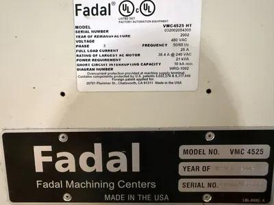 FADAL 4525 HT Vertical Machining Centers | Levy Recovery Group (12)