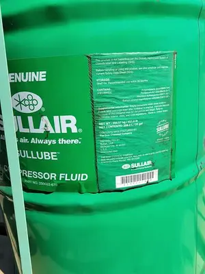 Sullair Sullube 55 Gallon Drum Compressor Fluid