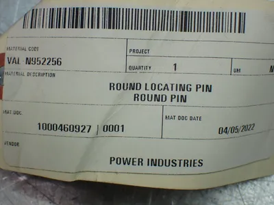 NEW POWER INDUSTRIES VAL N952256
